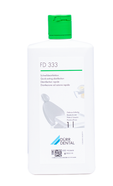DESINFECTANTE DE SUPERFICIES RAPIDO LISTO PARA USAR 1 LITRO FD 333 DURR DENTAL REF. CDF333M5576 / CDF333A5550