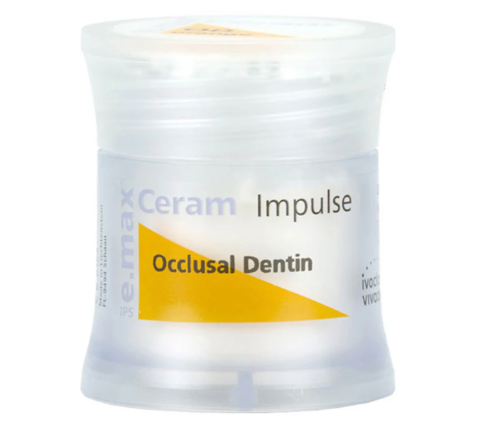 MASA CERAMICA IMPULSE DENTINA OCLUSAL 20 G AMARILLA REF. 531699