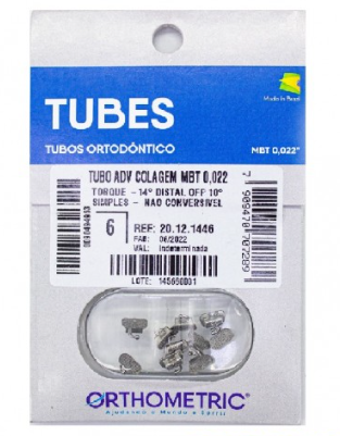 TUBOS BONDEABLES ADVANCED 1ERA MOLAR INFERIOR DERECHO 46 PAQUETE 10 UDIDADES ORTHOMETRIC REF. 20.12.1446