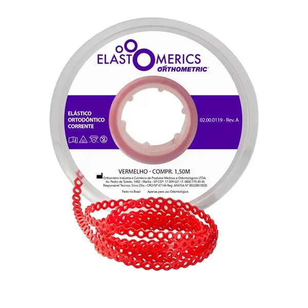 CADENAS 4.5M CORTA  ROJO ORTHOMETRIC REF. 60.05.5102