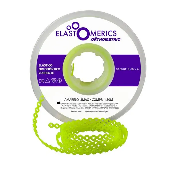 CADENAS 4.5M CORTA  AMARILLO LIMON ORTHOMETRIC REF. 60.05.5117