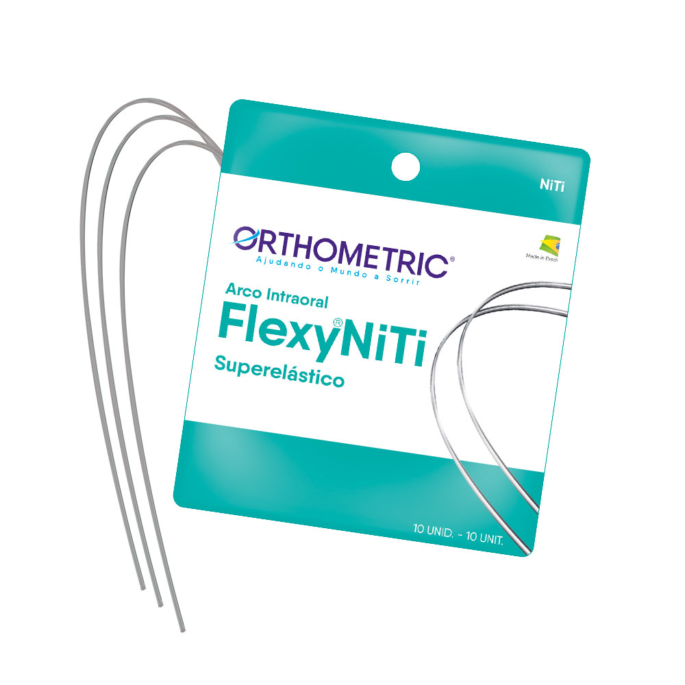 ARCO SUPERELASTICO 0.018" INFERIOR PAQUETE DE 10 UNIDADES ORTHOMETRIC REF. 52.10.2018