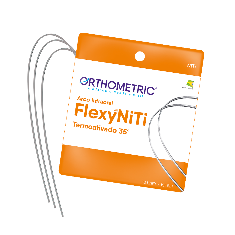 ARCO TERMOACTIVADO 0.018" INFERIOR PAQUETE DE 10 UNIDADES ORTHOMETRIC REF. 52.35.2018