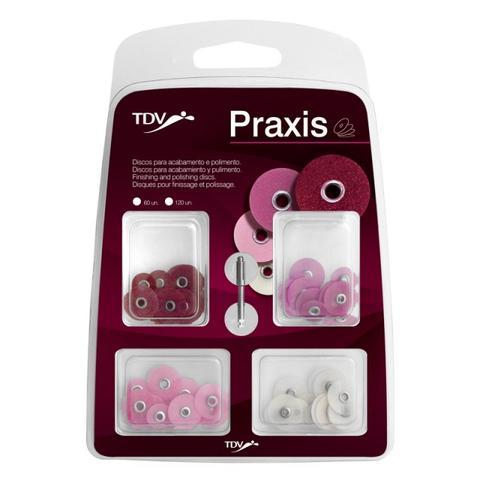 [40955] DISCOS DE LIJA PRAXIS SURTIDOS ( 60 UNIDADES + UN MANDRIL) 3002