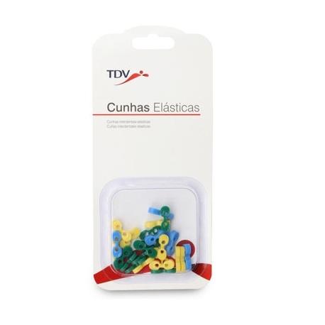 [41007] CUÑAS ELASTICAS 75 UNIDADES 3 TAMAÑOS TDV 4801