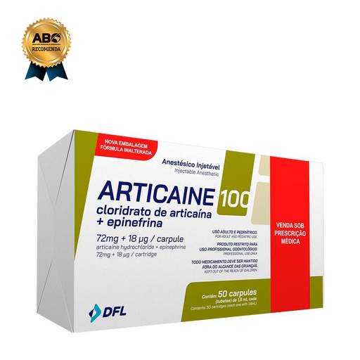 [40244] ANESTESIA ARTICAINA DFL CAJA DE 50 CARTUCHOS REF. 50193 / 52470