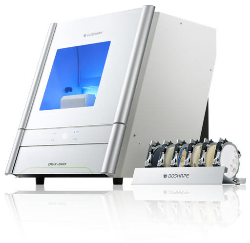 [24824] FRESADORA DENTAL PLUS 5-AXIS 4 FRESAS, MAGUERA US-PUH-10-6, MILLBOX Y ASPIRADORA REF. DWX-52D / ZDT1252 PLUS