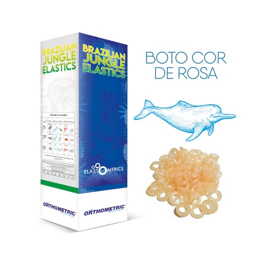 [52553] ELASTICO INTRAORAL 3/16" FUERTE 6.5OZ. DELFIN AZUL PAQUETE DE 5000 UNIDADES ORTHOMETRIC REF. 60.10.3012