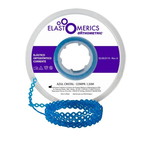 [52566] CADENAS 4.5M CORTA AZUL CRISTAL ORTHOMETRIC REF. 60.05.5110
