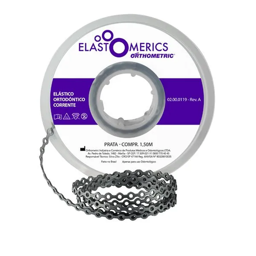 [52589] CADENAS 4.5M CORTA PLATEADA ORTHOMETRIC REF. 60.05.5118