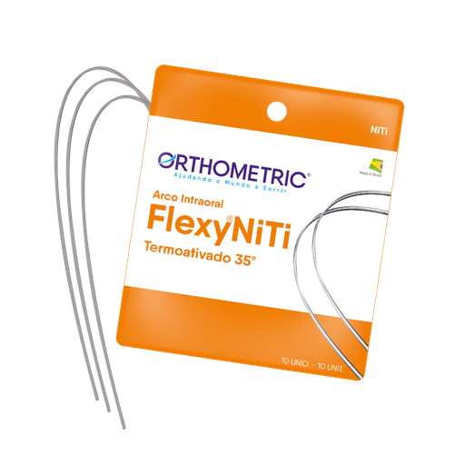 [52630] ARCO TERMOACTIVADO 0.014" INFERIOR PAQUETE DE 10 UNIDADES ORTHOMETRIC REF 52.35.2014