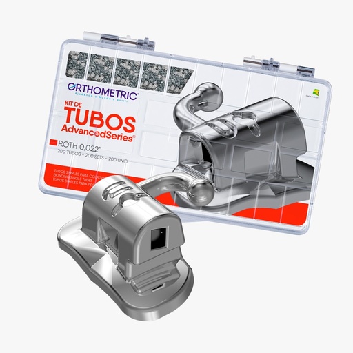 [52652] TUBOS BONDEABLES ADVANCED ROTH 0.022" PAQUETE DE 200 UNIDADES ORTHOMETRIC REF. 21.02.1146