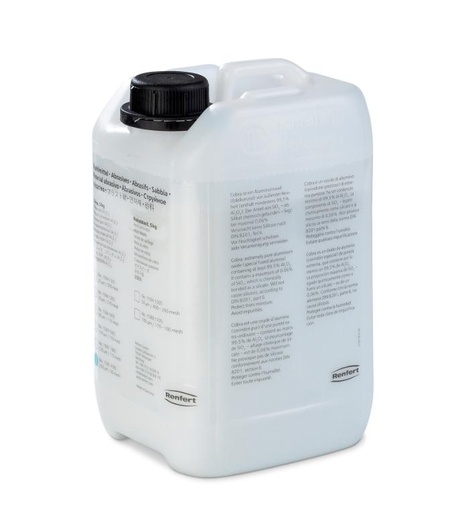 [75320] OXIDO DE ALUMINIO DE 110 MICRAS COBRA BLANCO DE 5KG REF. 15831005