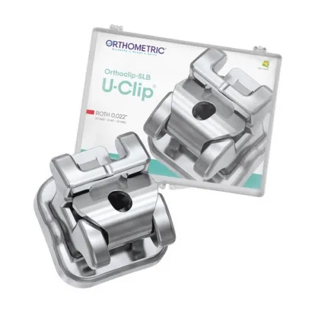 [52496] BRACKETS METALICOS DE AUTOLIGADO U-CLIP MBT 0.022" ORTHOMETRIC REF. 11.45.2200